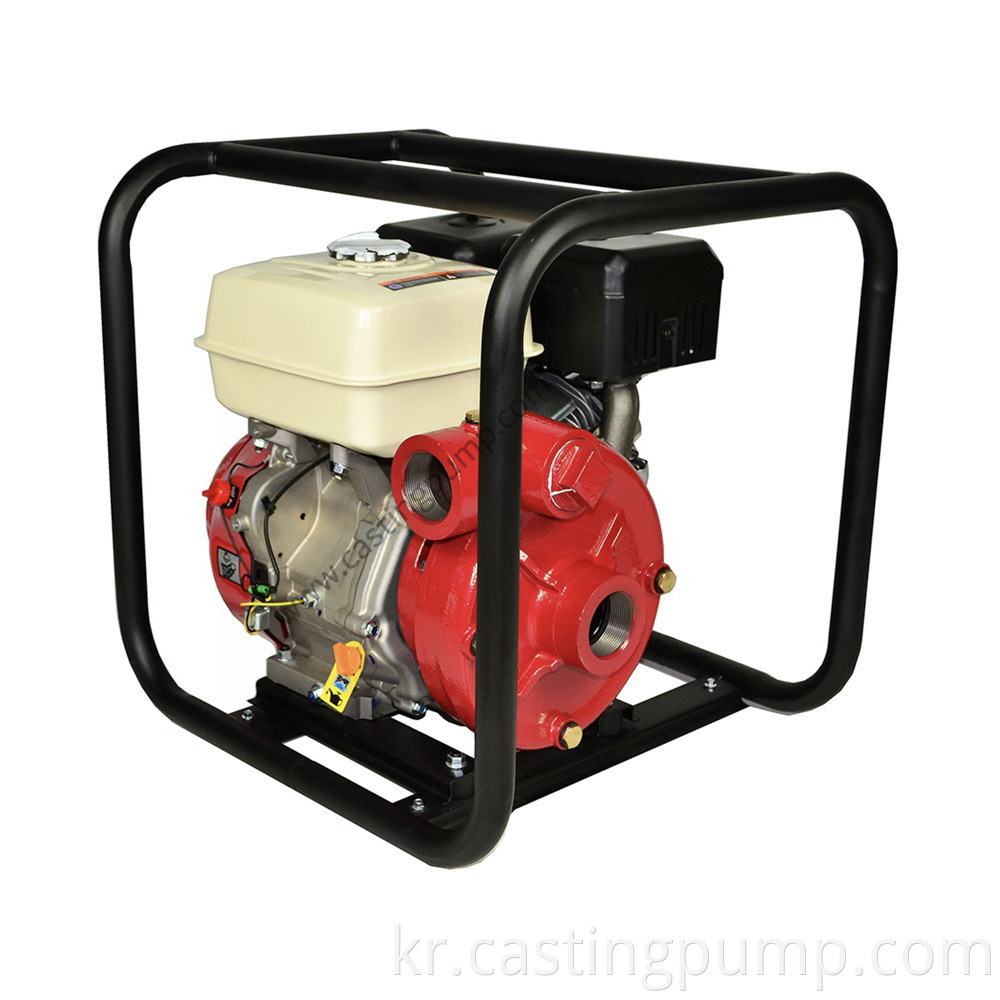1.5” casting iron pump with gasoline engine (3)